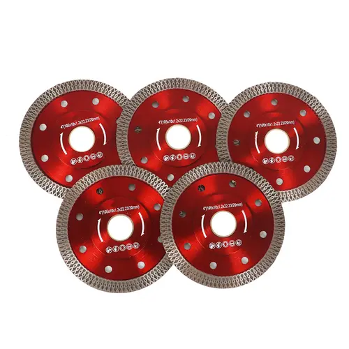 Super Thin Diamond Saw Replacement Blades, 4"/4.5" Dry-Wet Cutting Discs for Ceramic Tile, 2-Pack/5-Pack (Tools & Hardware, Hand Tools, Saws)