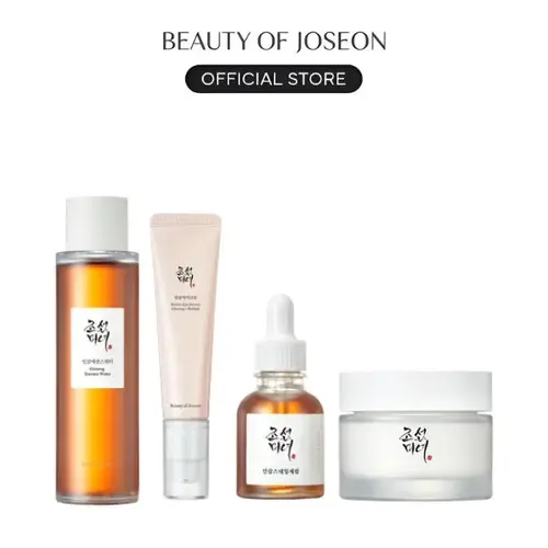 [Beauty of Joseon Official] Slow-Aging Routine | Anti-Aging Antioxidant Skin Care Kit, Korean Herbal Ginseng, Moisturize, Nourish, Firm, Deep Skin Repair