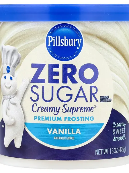 Pillsbury Zero Sugar, Premium Frosting, Vanilla, 15 oz (425 g)