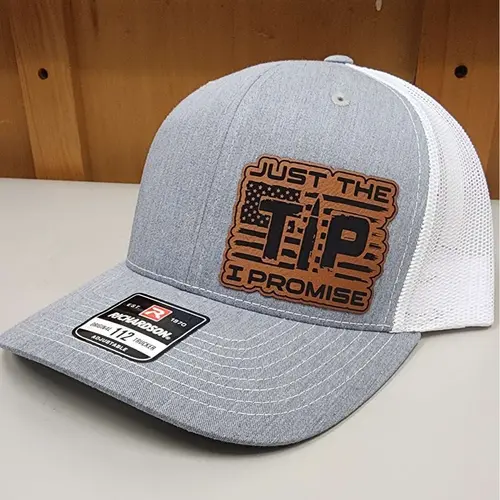 Just The TIP I Promise Leather Patch Hat