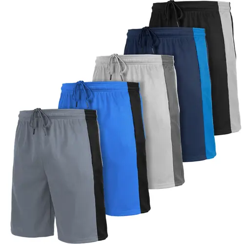 SPXTREME [5 Pack] Men’s Dry-Fit Athletic Shorts – Quick-Dry, Lightweight Activewear for Workout, Gym, Running, Basketball, Training & Fitness – Breathable Sports Shorts with Pockets for Men’s Active Lifestyle