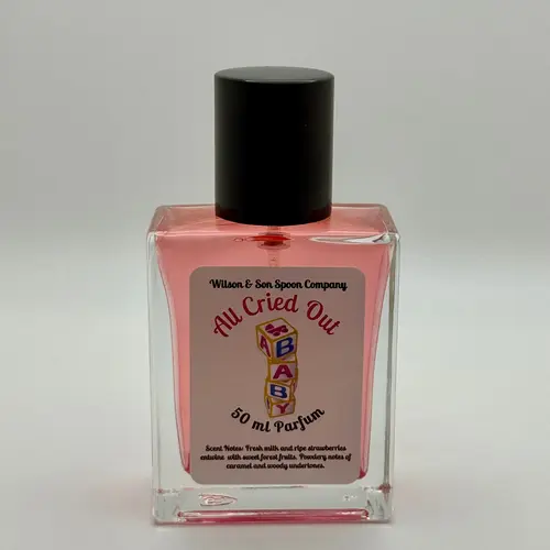 Unisex 50ml Alcohol-Based Long-Lasting Perfume - "All Cried Out" Deep Floral Scented Perfume, Aromatic Woody Gourmand Fragrance, Travel-Friendly Reusable Glass Bottle, Long Lasting Perfumes