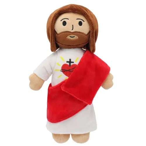Yelakey (No light, No breathing) Sacred Heart of Jesus Plush Toys Stuffed toys plushies for kids children, Religious Party Favors Gifts for Kids, Easter Gift, Religious Gift, Christian Baptism Gift, Thanksgiving Christmas Gift