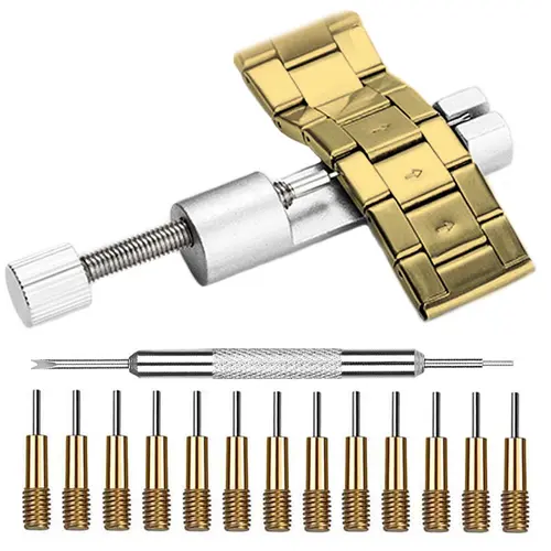 Watch Link Removal Tool, Watch Band Tool Kit, Watch Band Link Pin Adjustable Remover, Spring Bar Tool, Spare Needles, Watch Repair Tools, Watch Repair Toolkit