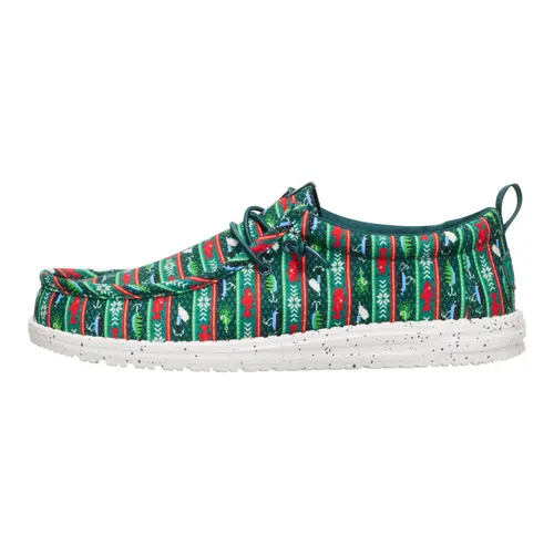 HEYDUDE Wally Fishmas Collection –  Mens Comfortable Slip on Shoes