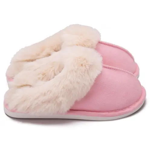 Winter  House Slip Resistant Slippers  Plush Faux  Fluffy Flats Slippers Warm Slide Shoes Snow Outdoor Indoor for Women Springfresh