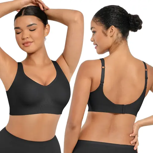 FeelinGirl Daily Comfort Wireless Shaper Bra Padded Full Coverage Everyday Bras Comfort Womenswear