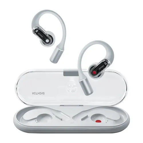 Nothing Ear (Open) Open-Ear Headphones, Earbuds with Earhooks, Clear Voice Technology with 2 Mics, BT 5.3, Fast Charging, Compatible with iPhone & Android -White summerwins