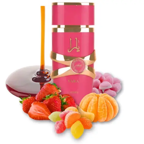 Lattafa | Yara | Candy | Women's Fragrance | 100 ML 3.4 OZ | Eau De Parfum | Black Currant - Green Tangerine & Strawberry Fizz Candy