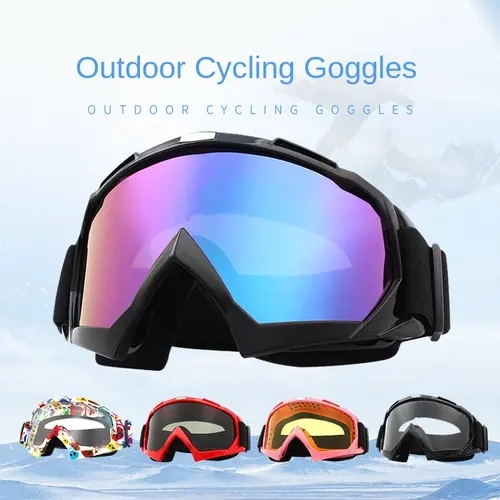 Unisex Lightweight Offroad Motocross Goggles - 129g UV400 PC Lens UV Prevention, Dirt Bike Accessories, Motorbike Protective Gear with Windproof, Dustproof, Anti-Fog Effect Vents, Adjustable Strap Double Buckles for Outdoor ATV Bikers