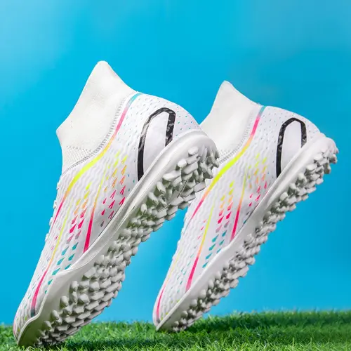 Men's Lace Up Soccer Shoes, Breathable Comfortable Football Shoes, Football Boots, Non-slip Football Cleats, Turf Shoes, Training Shoes, Sports Football Shoes, Sport Shoes for All Seasons