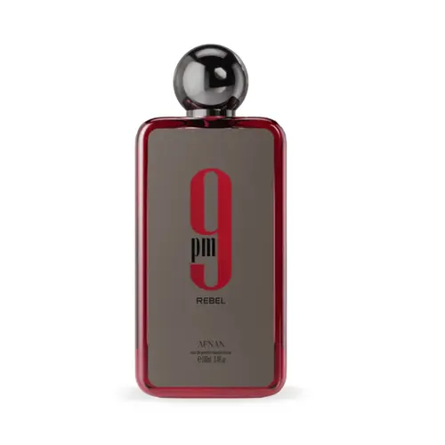 Women's Afnan 9PM Rebel Eau de Parfum Spray - Unisex, 3.4 Oz (3 to 3.9 fl oz), Single Item, Woody & Amber Scent, Fragrance That Starts With a Crisp Fruity Top