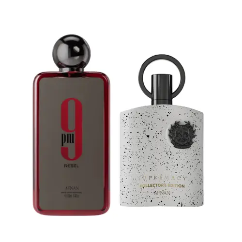Women's Afnan 9PM Rebel & Afnan Supremacy Collector's Edition Eau de Parfum Bundle - Beauty Products, Fragrances, 3 to 3.9 fl oz Single Item - Bold Luxury Experience