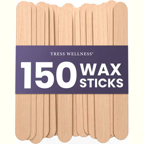 Premium Wooden Sticks for At-Home Waxing | Craft Sticks Wooden I Eyebrow Waxing Sticks Body Care
