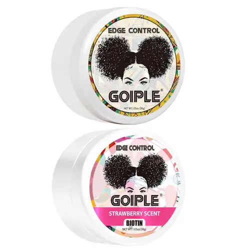 Edge Control Wax 30g for Women - Strong Hold, Non-Greasy, Smooth Edges, Strawberry and Pineapple Gel Hair Styling  Haircare Organic,back to school