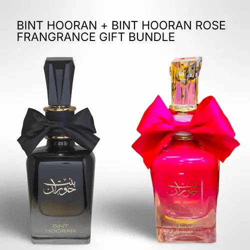 Ard Al Zaafaran Women's BINT HOORAN & Rose Passion Gift Set - 80ml (3-3.9 fl oz) Long-Lasting Floral EDP, Roses Perfume, Strong-Smelling Ethanol-Compatible Fragrance Spray, Selfcare Daily Scent Multi-Pack Bundle, Perfume For Women