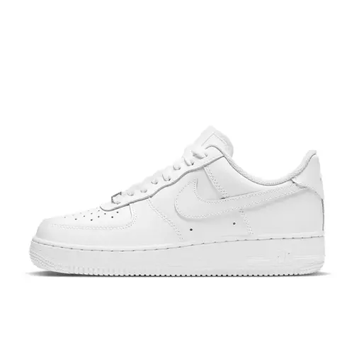 Women's Nike Air Force 1 Low '07 Solid Leather Casual Sneakers - Durable Rubber Grip, Breathable, for Active Days, Daily Fashion, Walking Shoes