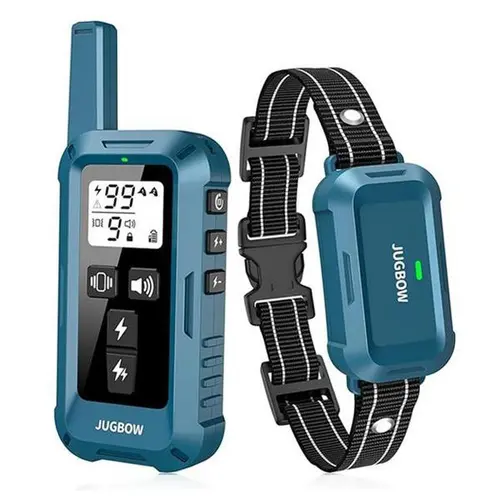Jugbow Dog Training Collar - 4200FT Dog Training Behavior Aid, IPX8 Waterproof Electric Collar with 4 Training Modes, Security Lock, Rechargeable Collars for Large-DT68 Outdoor