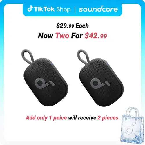soundcore Select 4 Go Bluetooth Shower Speaker by Anker, IP67 Waterproof/Dustproof, Ultra-Portable Speaker, Wireless, 20H Playtime, Floatable, Powerful Sound, Electronics for Outdoors/Home/Travel #tiktokshopsummersale,back to school,back to school haul