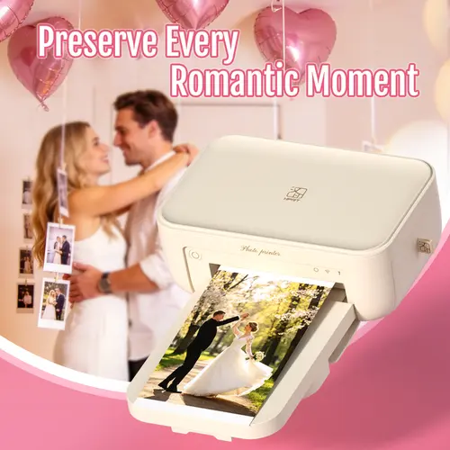 4x6 Desktop Wi-Fi Photo Printer CP4100, Wireless Dye Sublimation Home Picture Printer, High Quality HD Color Printing for iPhone & Android, Family Album Anniversary Gift,back to school,back to school haul