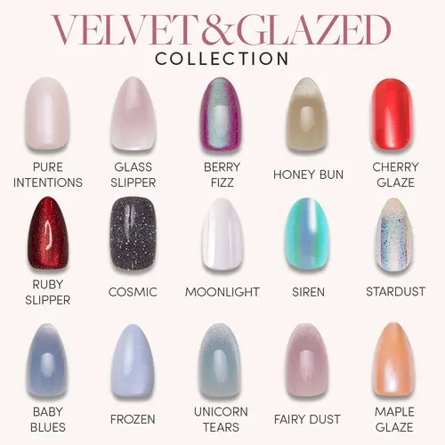 Glamnetic Velvet & Glazed Press-On Nail Collection