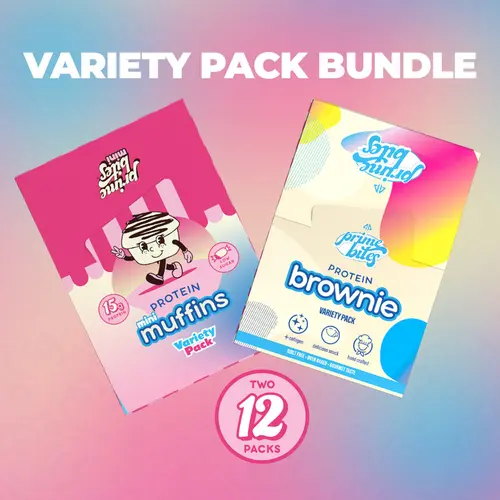 Prime Bites Variety Pack Bundle - High Protein Mini Muffins and Brownie Bundle