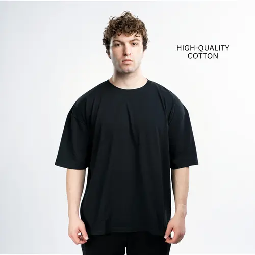 EKKO Blank Acid Wash 100% Cotton Oversized T-Shirt | High-Quality Cotton Made in Bangladesh | Men’s Top