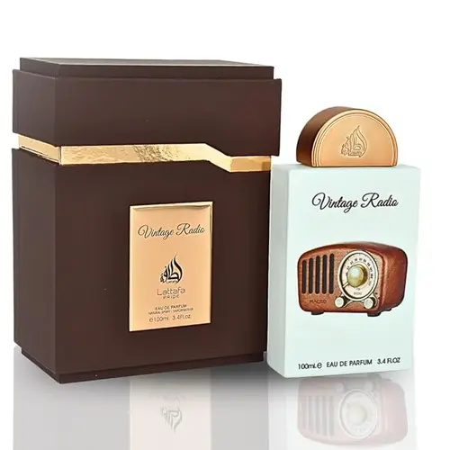 Lattafa Pride Vintage Radio Eau de Parfum Spray for Unisex 3.4 Oz / 100 ml
