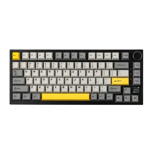 Ajazz AK820 Pro 75% Compact Mechanical Keyboard with TFT Screen and Wireless/Wired Connectivity Hot-Swappable Tri-Mode USB-C/BT 5.0/2.4GHz Gaming South-Facing RGB Backlit gaming accessories keyboards for gaming creamy keyboard dealsforyoudays