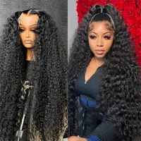 32 34Inch 13x6 13x4 Lace Front Human Hair Wigs Pre Plucked For Women Deep Wave Human Hair Lace Frontal Wigs 180 Density Transparent Lace Wig Real Human Hair #TikTokShopFallDealsForYou #TikTokShopHolidayHaul