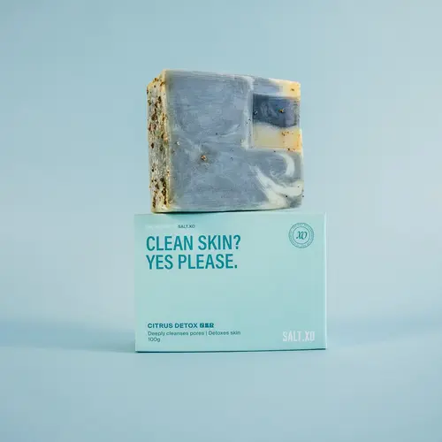 Salt.Xo Citrus Detox Bar - Refreshing Bar for a Clear and Cleansing Experience