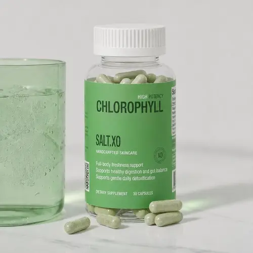 Salt.Xo High Potency Chlorophyll Capsules – Daily Cleanse, Fresh Underarms & Full-Body Detox