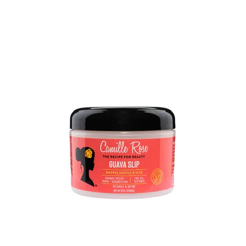 Camille Rose Guava Slip Whipped Souffle, 8 oz, Curl Defining Styling Souffle, Moisture & Hydration, For Any Hair Type