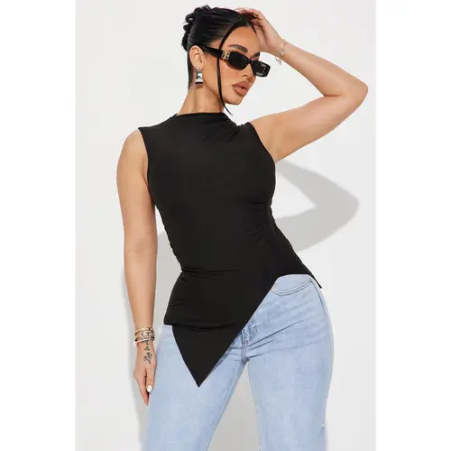Harmony Sleeveless Top - Black