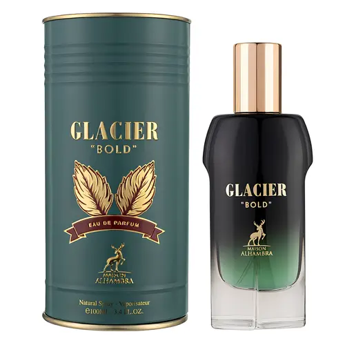 Maison Alhambra Glacier Bold for Unisex Eau de Parfum Spray, 3.4 Ounce