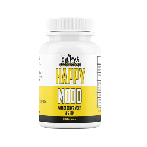 Happy Mood with 5htp and St John's Wort By evolution Fit Dietary supplements