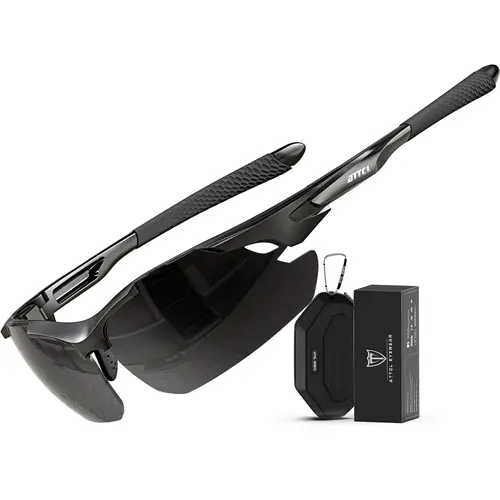 ATTCL Urltra-Light Polarized Sunglasses Men Women, Upgraded Sports glasses for Cycling Driving Fishing running UV Protection summerwins