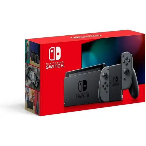 Nintendo Switch Generation 2 with Gray Joy‑Con (Region Free)