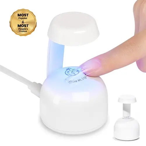 Beetles Gel Curing Lamp - Mini UV Light LED Nail Dryer with Smart Sensor, Fast Drying for Extension System, Portable Manicure Tool for DIY Nail Art, Ideal Gift