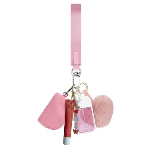 Multifunctional Never Lost Wristlet Keychain for Women - Key Accessories with Wrist Strap Lanyard, Snap Hook, Clasp Loop for Everyday Car Keys, Badge Wallet, Airpod Case
