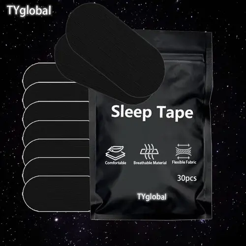Comfort Skincare Breathable Sleep Nose & Mouth Tape Strips - 1-Month Supply, Long-Lasting Adhesive, Sleeping Aid Tool, Snoring Relief Sticker, Comfortable for Yoga & Gym Use
