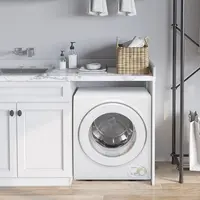 ROVSUN Portable Front Load Tumble Dryer - 1.5/2.6 Cu.Ft Stainless Steel Tub, Fluffy After Dry, Wallmount Stable, for Apartment & Dorm, White