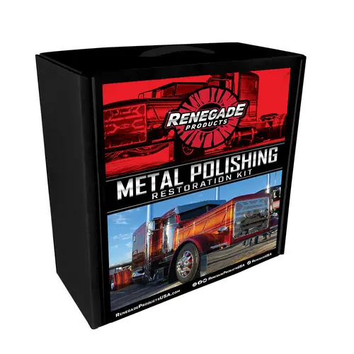 Renegade Products Metal Polishing & Big Rig Restoration Kit – Complete Aluminum & Stainless Steel Polishing System for Semi Trucks