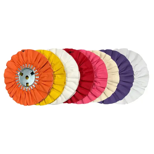 Renegade Products Airway Buffing Wheels – Pro-Grade Metal Polishing Wheels for Aluminum & Stainless Steel | Cut, Color & Finish Wheels for High-Speed Polishers