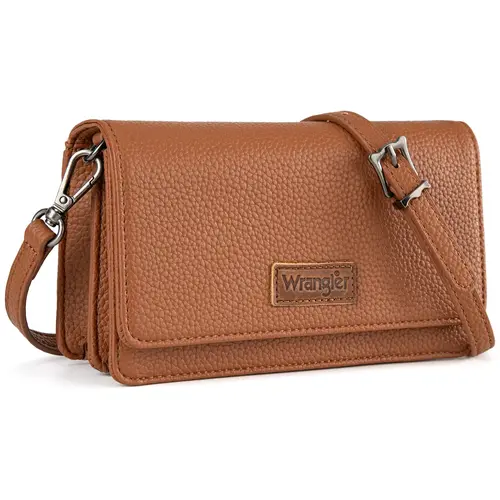 Wrangler Small Crossbody Wallet Purses RFID Trendy Purses for Women with Adjustable Straps