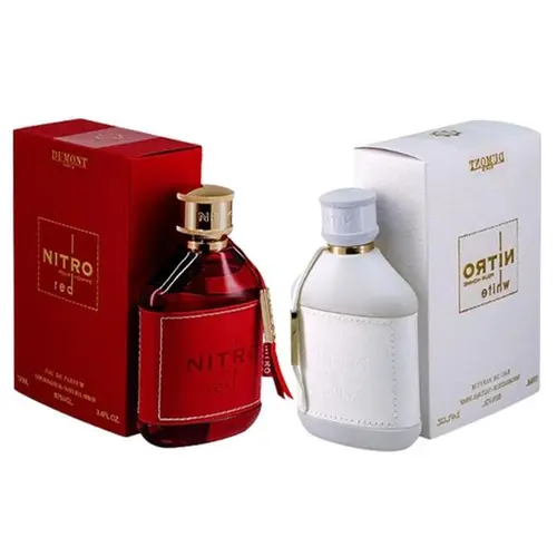 Dumont Nitro Red + Dumont Nitro White Bundle 3.4 Oz EDP (Per Bottle)