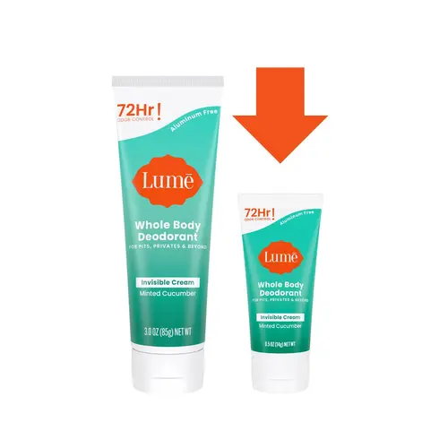 Mini Cream Lume Whole Body Deodorant  - 0.5oz - OB/GYN Created -  Body Deodorizer