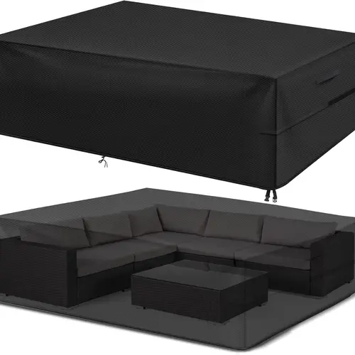 Patio Furniture Covers, Extra Large Outdoor Furniture Set Covers Waterproof, Rain Snow Dust Wind-Proof, Anti-UV,dorm essentials,home essentials