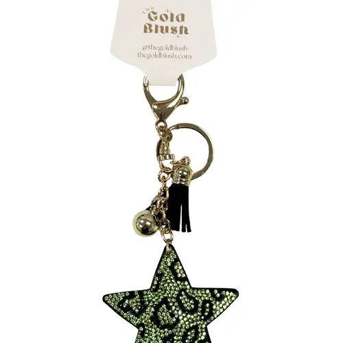 Bling Bag Charm with Keychain, Fashion Accessory for Keys, Purse, Backpack decor keychain bag