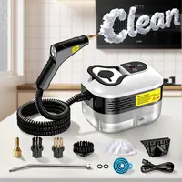 Handheld Steam Cleaner - Portable Cleaning Tools with 10 Accessories, Adjustable Levels for Kitchen, Bathroom Surfaces Cleaning